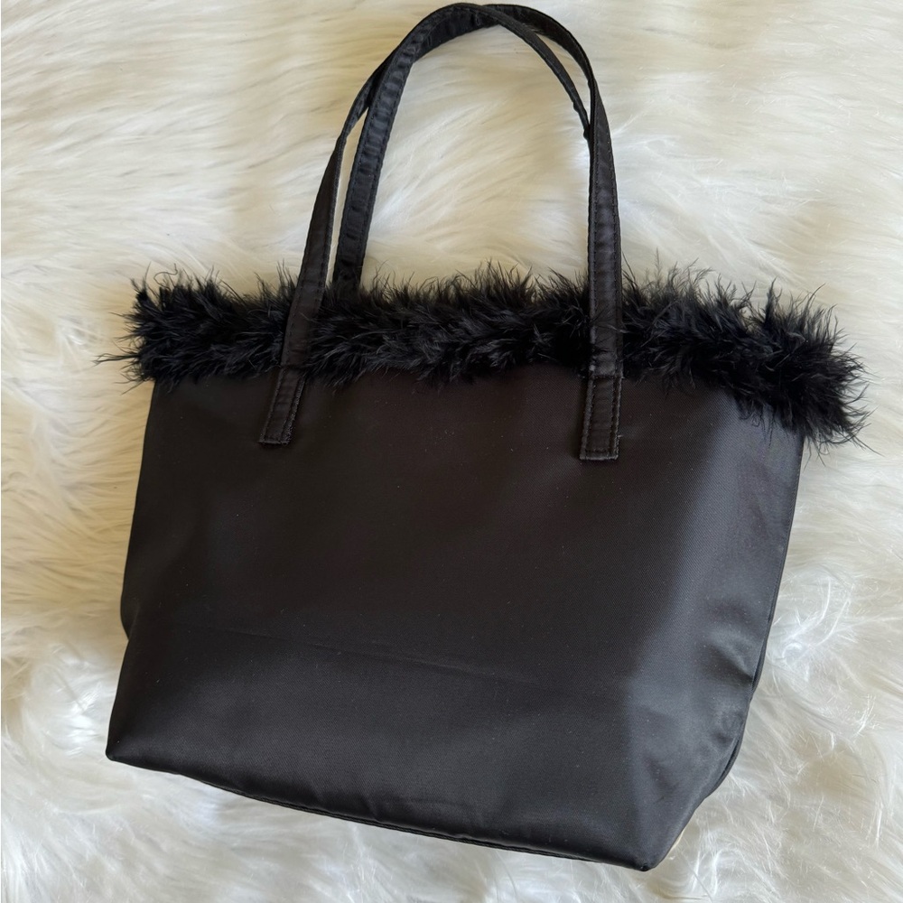 ✮ Feather Trim Handbag ✮